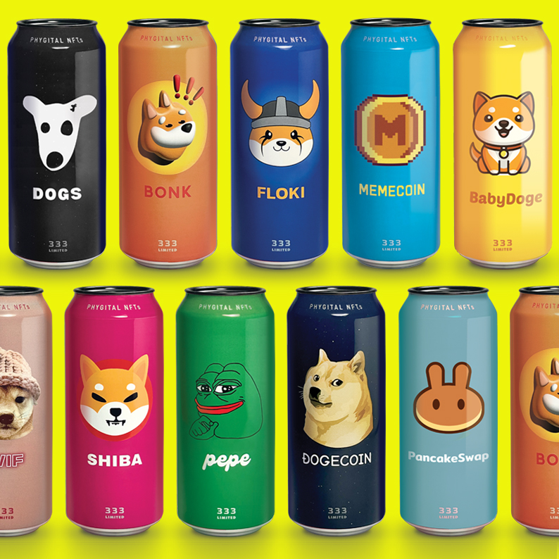TCC - The crypto universe in a can. A blockchain-certified collection of physical and digital art that's making waves worldwide.